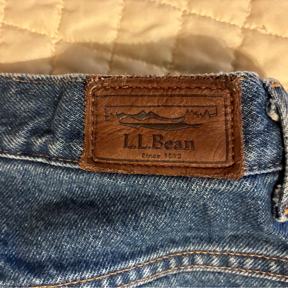 L.L. Bean flannel lined jeans